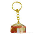 3d Customized Yurt Shaped Keyring, Zinc Alloy Metal Keychains For Promotions And Souvenirs